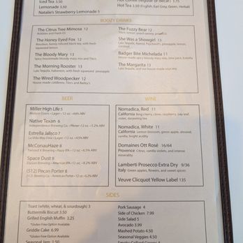 The Toasty Badger - Menu - Diners Near Me - Austin, Texas The Toasty Badger - Menu - Diners Near Me - Austin, Texas