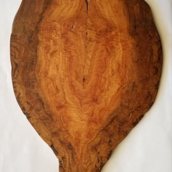 Deadwood Craftsman - Eucalyptus burl book matched heart. - Refinishing Services Near Me - Tempe, Arizona