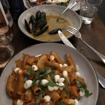 Otto Strada - Penne Allá Vodka, mussels - Italian Near Me - Hoboken, New Jersey
