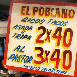 Tacos El Pablano - Eat Here
