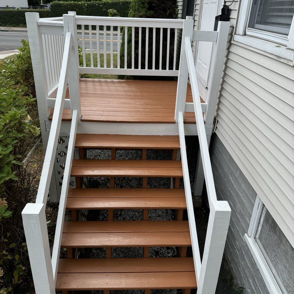 Juniors Quality Painting - My beautiful deck & stairs! - Fences & Gates Near Me Juniors Quality Painting - My beautiful deck & stairs! - Fences & Gates Near Me
