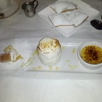 Maple Tree Inn - Beignets (back) and Dessert Trio (front) - Southern Near Me - Homewood, Illinois