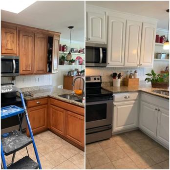 Melandon Painting - Updated cabinets by painting - Painters Near Me Melandon Painting - Updated cabinets by painting - Painters Near Me