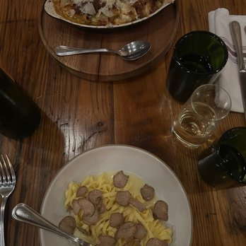 LUCA - Truffle Alfredo (on special $45) & a braised beef entree ($24 - I can't seem to find it on the menu.) - Italian Near Me - Lancaster, Pennsylvania