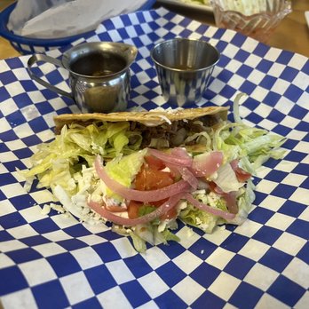 El pata salada - Shredded beef taco - Mexican Near Me - Armona, California
