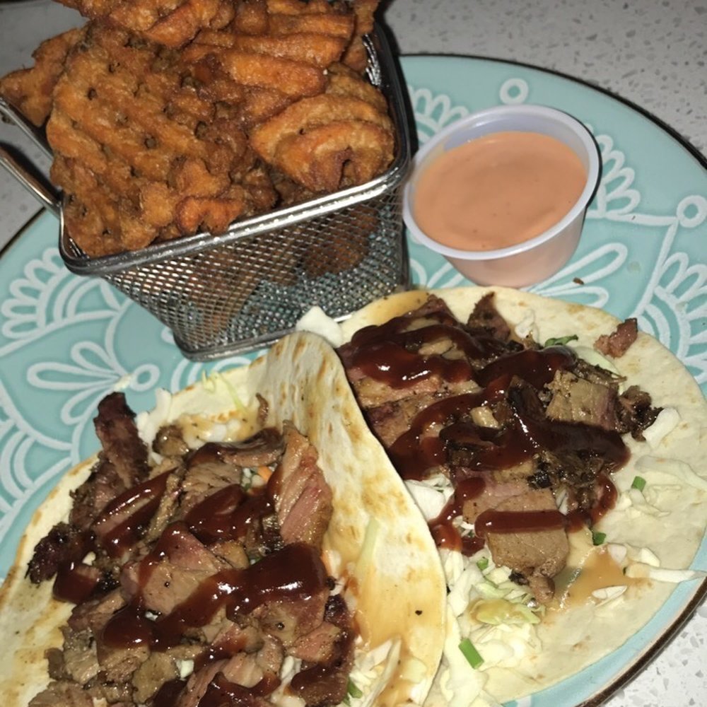 Bourbon's Kitchen - Bbq brisket tacos - Bars Near Me - Middletown, Ohio Bourbon's Kitchen - Bbq brisket tacos - Bars Near Me - Middletown, Ohio