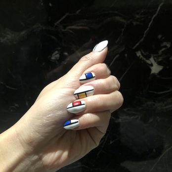 Opaque Nail Studio - Inspired by Dutch painter Mondrian - Nail Salons Near Me - Portland, Oregon Opaque Nail Studio - Inspired by Dutch painter Mondrian - Nail Salons Near Me - Portland, Oregon