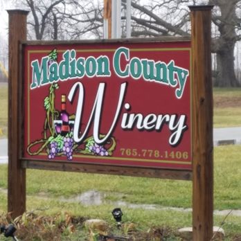 Madison County Winery - frontage sign - Wineries Near Me - Markleville, Indiana