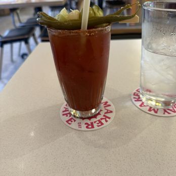 Day Maker Half Day Cafe - Bloody Mary! Yum! - Breakfast & Brunch Near Me - Austin, Texas