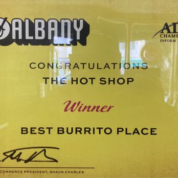 The Hot Shop - Best Burrito 2023 - Mexican Near Me - Albany, California