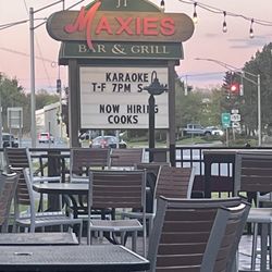 JT Maxies Bar & Grill - The name of the restaurant
