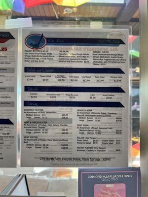 Menu photo 2 The Sandwich Spot Palm Springs, CA Menu photo 2 The Sandwich Spot Palm Springs, CA