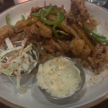 44 Mills Kitchen + Tap - Crispy calamari. This was very good and seasoned well. - New American Near Me - Concord, North Carolina 44 Mills Kitchen + Tap - Crispy calamari. This was very good and seasoned well. - New American Near Me - Concord, North Carolina