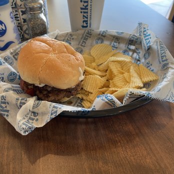 Taziki’s Mediterranean Cafe - Lamb Burger time. - Greek Near Me - Texarkana, Texas Taziki’s Mediterranean Cafe - Lamb Burger time. - Greek Near Me - Texarkana, Texas