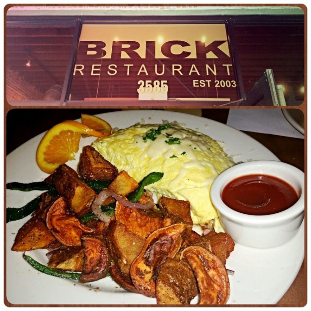 Brick Restaurant - Country Omelette with home fries! - New American Near Me - Jacksonville, Florida