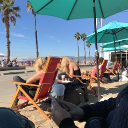 Beachfront seating - hard to beat