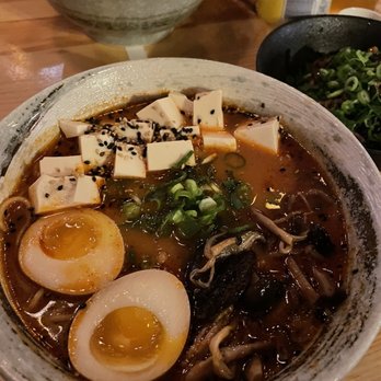 Ramen to Bíiru Malmø - Spicy veg ramen! (w extra egg) - Ramen Near Me - Malmö, M