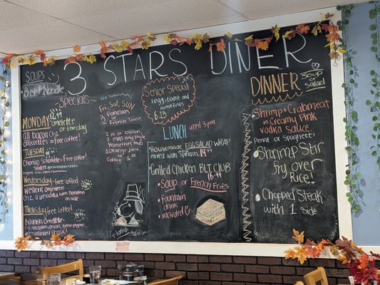 Menu photo 2 3 Star Diner Eagleville, PA