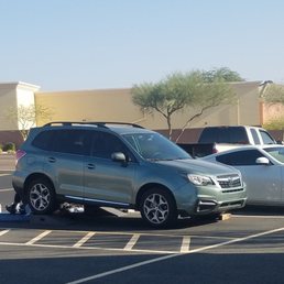 Getting the Hitch installed outside my office.
