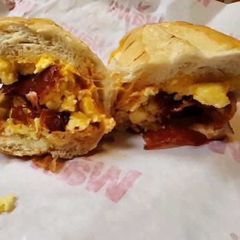 Wawa - Bacon, Egg & Cheese Sandwich - Convenience Stores Near Me - Keyport, New Jersey