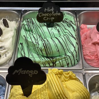 GB Gelato - Mint Chocolate Chip and Mango - Gelato Near Me - Carmichael, California