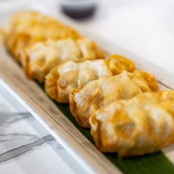 7 Noodles & Sizzling - Deep-fried Gyoza ($8)