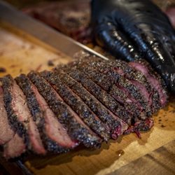 Perfectly cooked beef brisket.