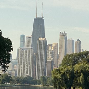 Fullerton Beach - Looking south towards Mag Mile - Beaches Near Me - Chicago, Illinois
