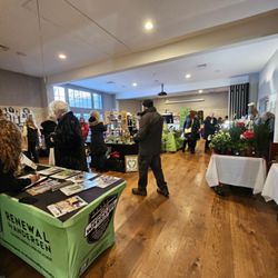 Old Westbury Gardens - One area of Holiday Market vendors.