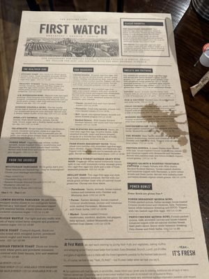 Menu photo 6 First Watch Georgetown, TX