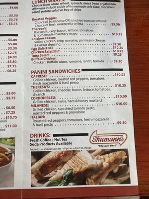 Menu photo 1 Theresa's  Cafe Flemington, NJ