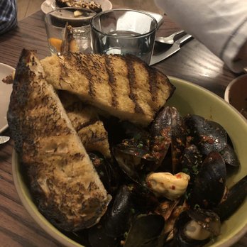 Proxi - Coal roasted mussels with nduja - Tapas/Small Plates Near Me - Chicago, Illinois Proxi - Coal roasted mussels with nduja - Tapas/Small Plates Near Me - Chicago, Illinois