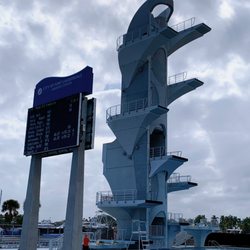 International Swimming Hall of Fame - Tallest diving platform in western hemisphere... 27 meters...