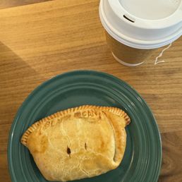 Black bean and cheddar empanada was divine. They serve delicious Harney and Sons tea! Black bean and cheddar empanada was divine. They serve delicious Harney and Sons tea!