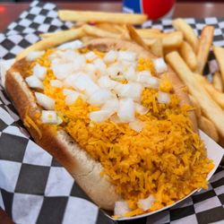 Super Chili Burgers - In the twist of separation You excelled at being free  Chili Cheese Dog Combo from #SuperChiliBurger