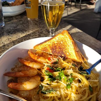 Two Cranes Bistro and Brew - The most delicious shrimp scampi - Comfort Food Near Me - Albuquerque, New Mexico