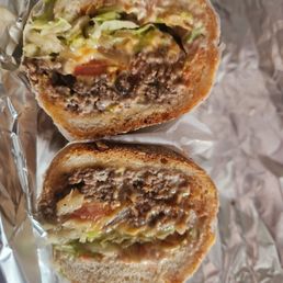 Chopped cheese on hero