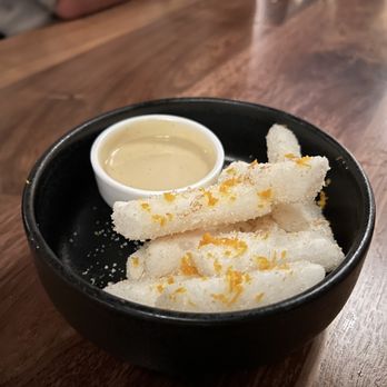 Uchibā Austin - crispy fried tteokbokki - dessert - Cocktail Bars Near Me - Austin, Texas
