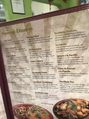 Menu photo 4 El Parian Mexican Restaurant Eagan, MN