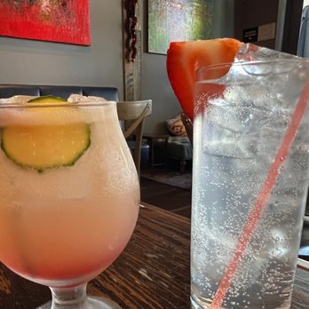 The Vesper - Left: Hiccup Cure Right: Mis Intepret - Cocktail Bars Near Me - Campbell, California