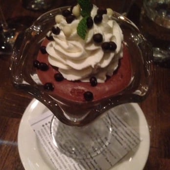 Tableau Bar Bistro - Chocolate mousse. Rich and not too sweet. - Bars Near Me - Vancouver, British Columbia Tableau Bar Bistro - Chocolate mousse. Rich and not too sweet. - Bars Near Me - Vancouver, British Columbia