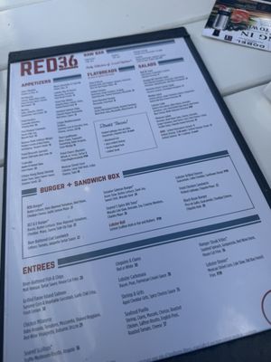 Menu photo 1 Red 36 Mystic, CT
