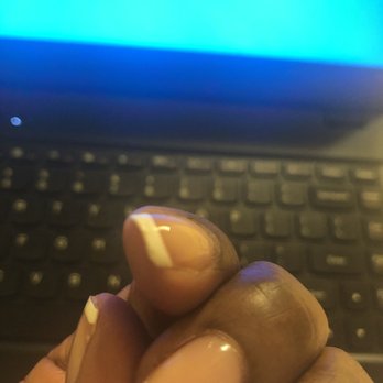 Paradise Nail & Spa - chipping French polish off index finger (same day gel manicure) - Nail Salons Near Me - Laurel, Maryland Paradise Nail & Spa - chipping French polish off index finger (same day gel manicure) - Nail Salons Near Me - Laurel, Maryland