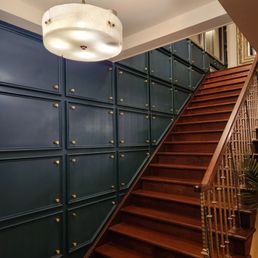  staircase leading to the second floor