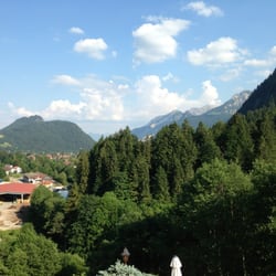 Hotel Zugspitzblick - Blick vom Balkon eines Appartements