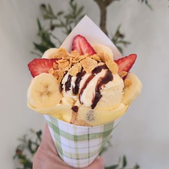 Wakaba Crepe - Mixed ice cream crepe - Creperies Near Me - Torrance, California Wakaba Crepe - Mixed ice cream crepe - Creperies Near Me - Torrance, California