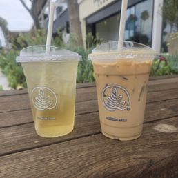 Ginger Mint Tea and Coco. Coast Latte