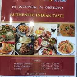 Josh-E-Rogan - Menu