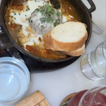 GIWA - Cheese Stuffed Hamburger Steak with Vegetables and Broth - Breakfast & Brunch Near Me - Santa Clara, California