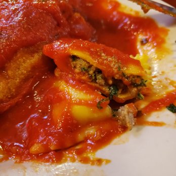 Meloni's Restaurant - Side view of meat raviolis filling - Italian Near Me - Uniontown, Pennsylvania